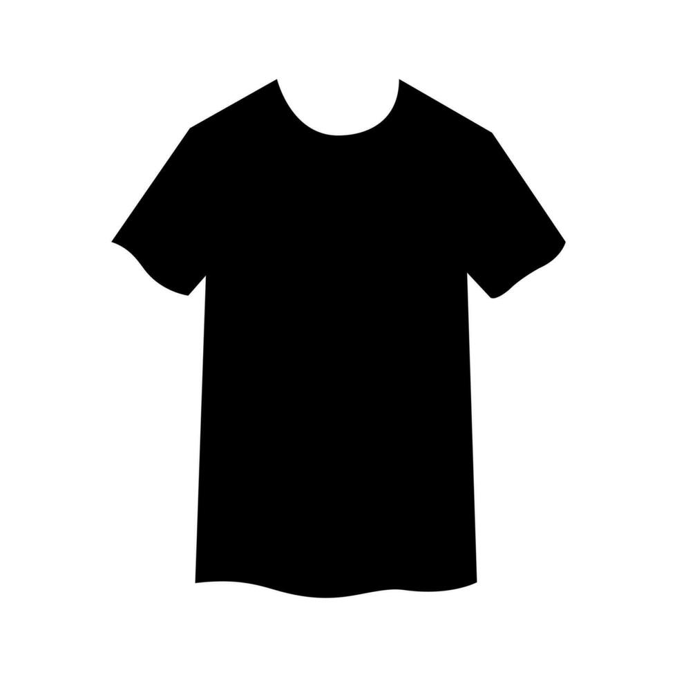 Black T-shirt Mockup vector