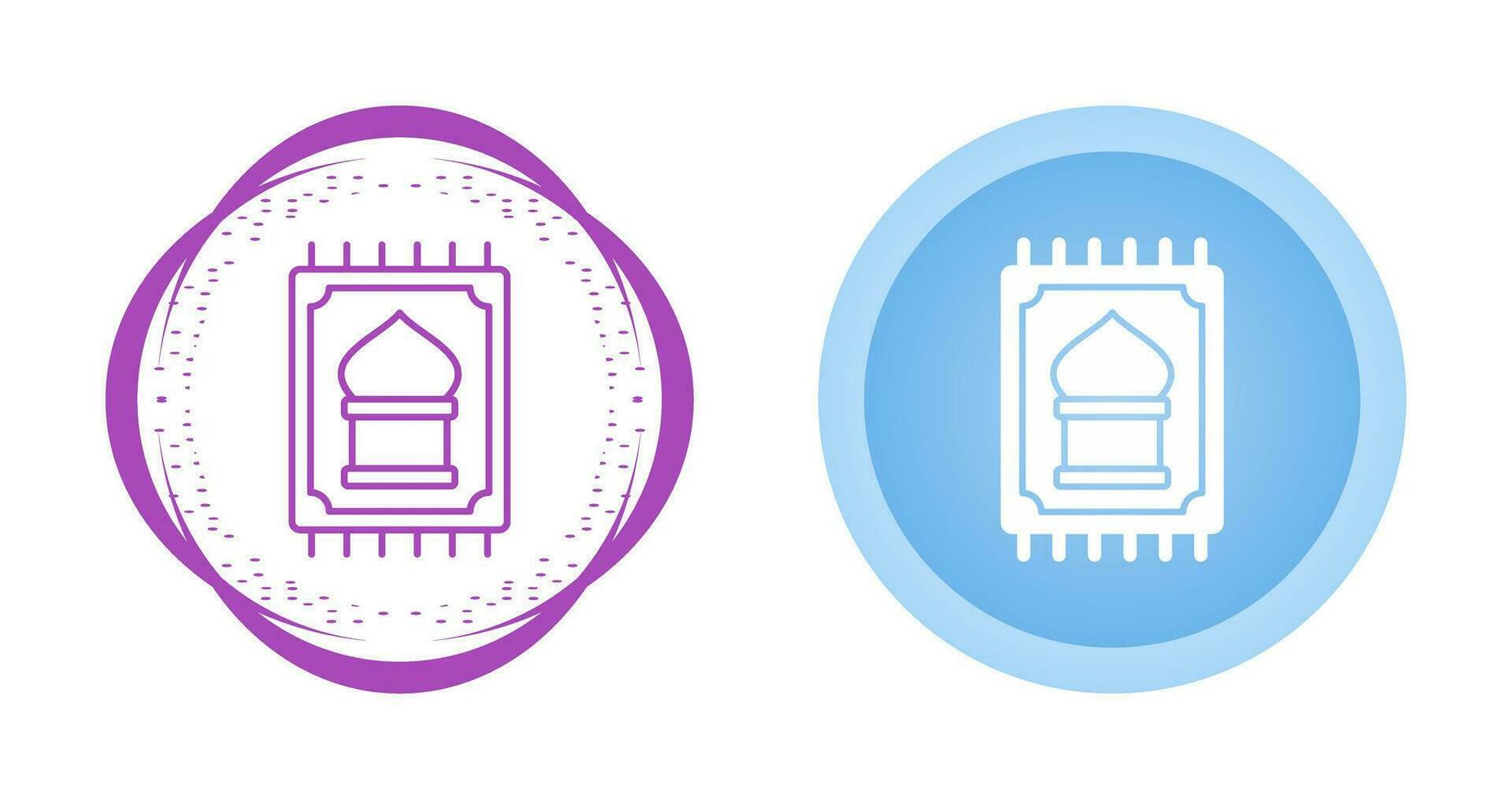 Prayer Rug Vector Icon