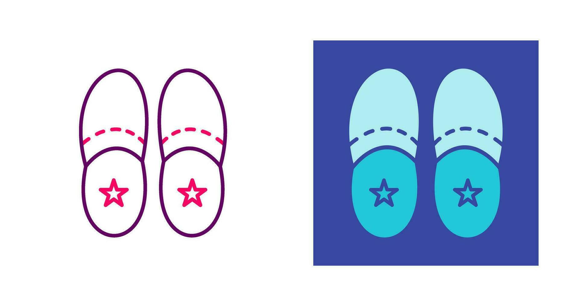 Slippers Vector Icon