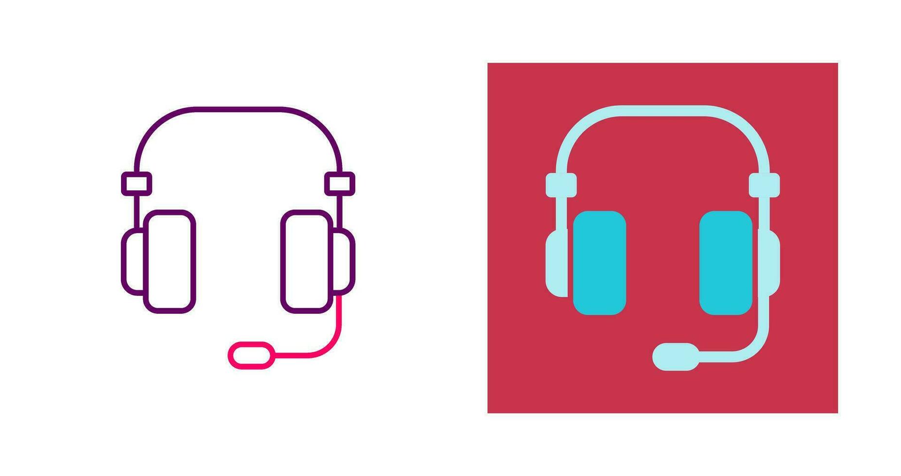 Headset Vector Icon