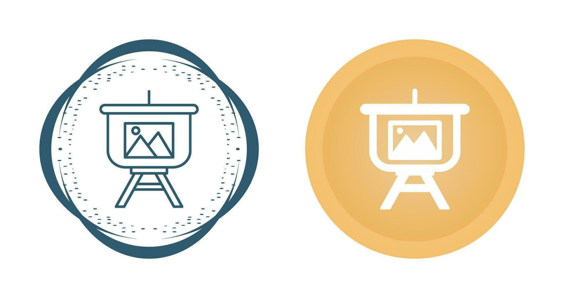 Gallery Presentation Vector Icon