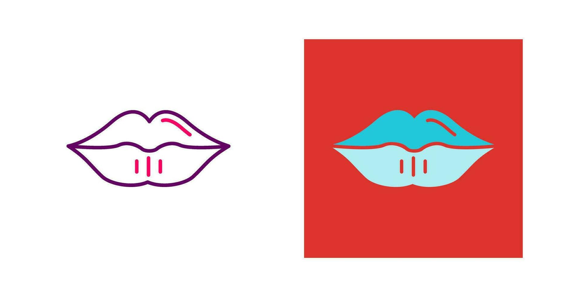 Lips Vector Icon