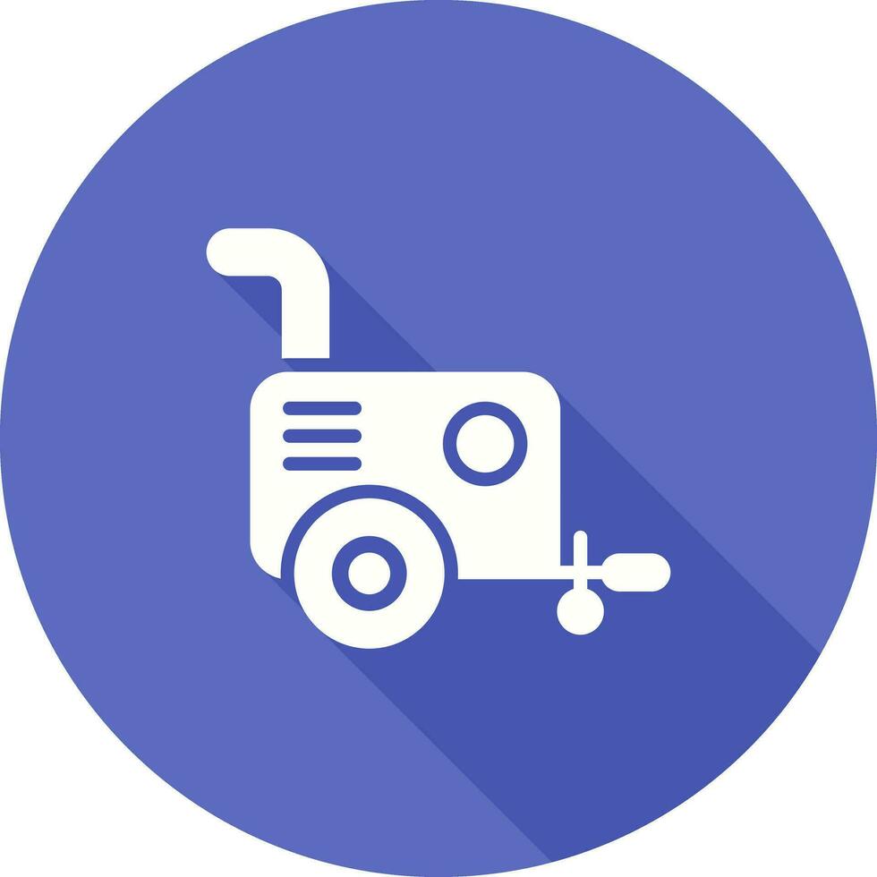 Portable air compressor Vector Icon