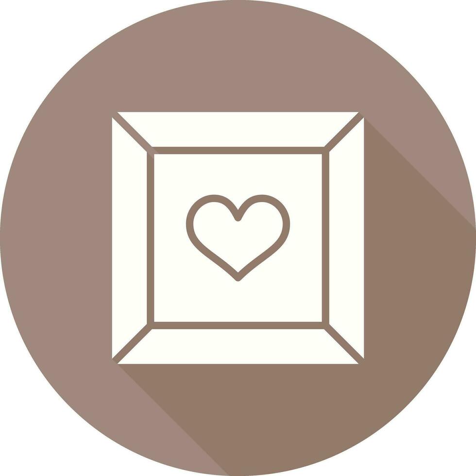 romántico joyería caja vector icono