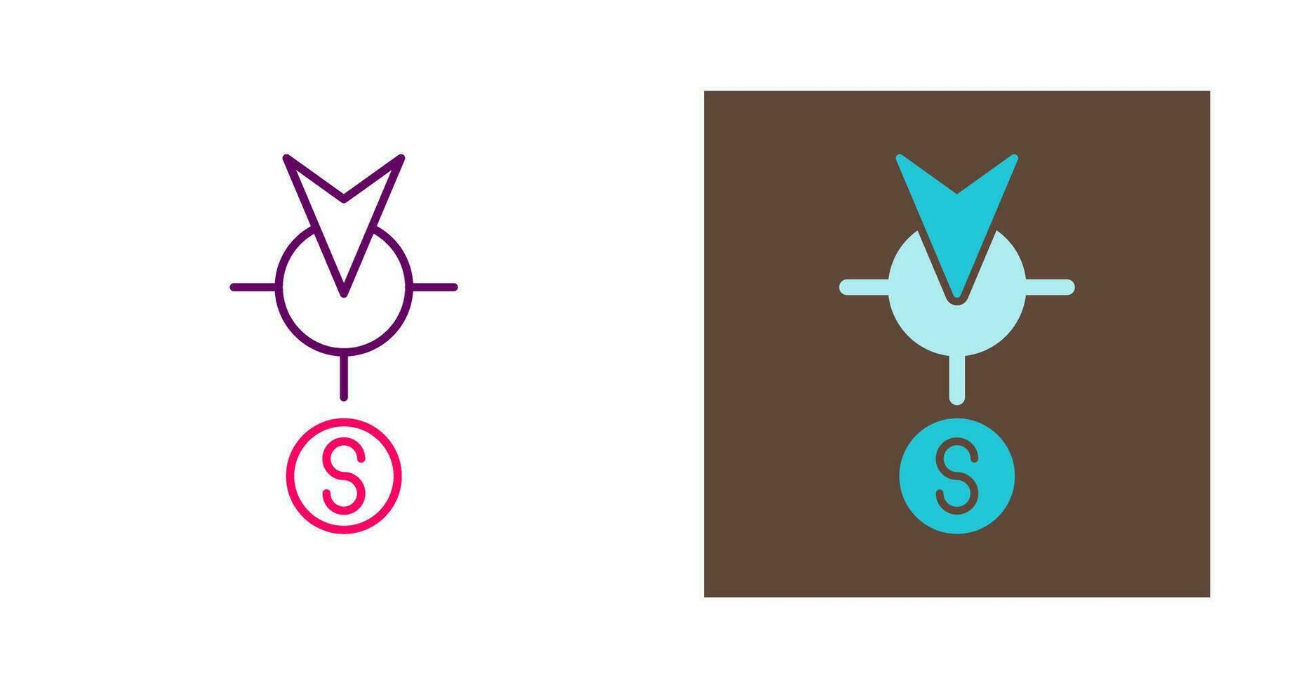South Vector Icon
