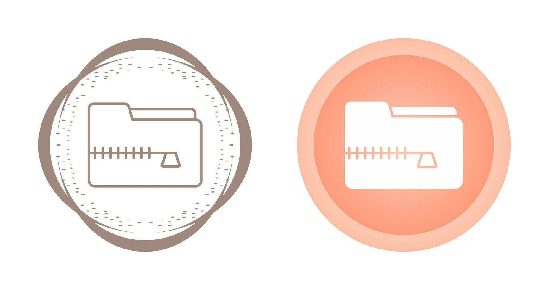 Zip File Vector Icon