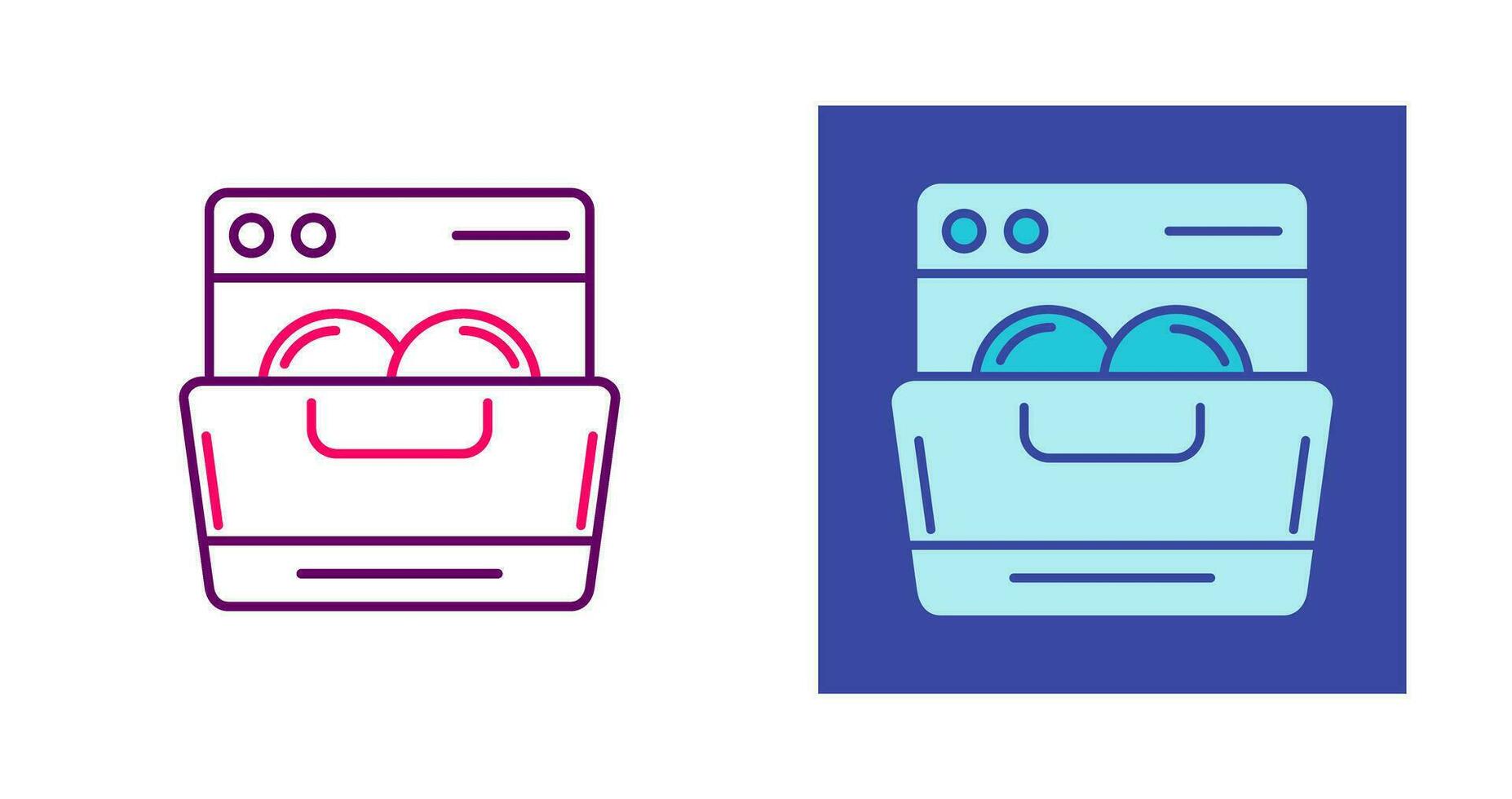 Dishwasher Vector Icon