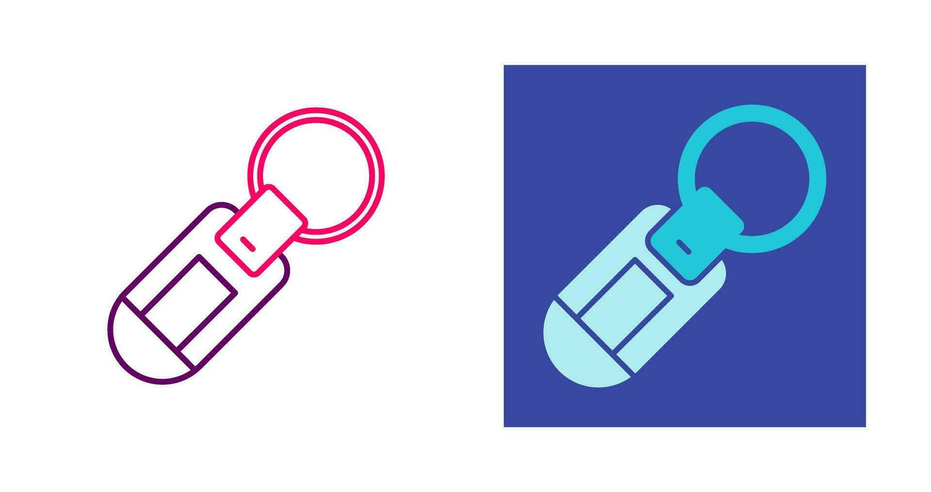 Keychain Vector Icon