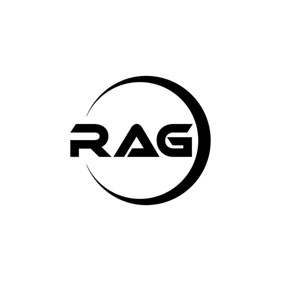 RAG Letter Logo Design, Inspiration for a Unique Identity. Modern Elegance and Creative Design. Watermark Your Success with the Striking this Logo. vector