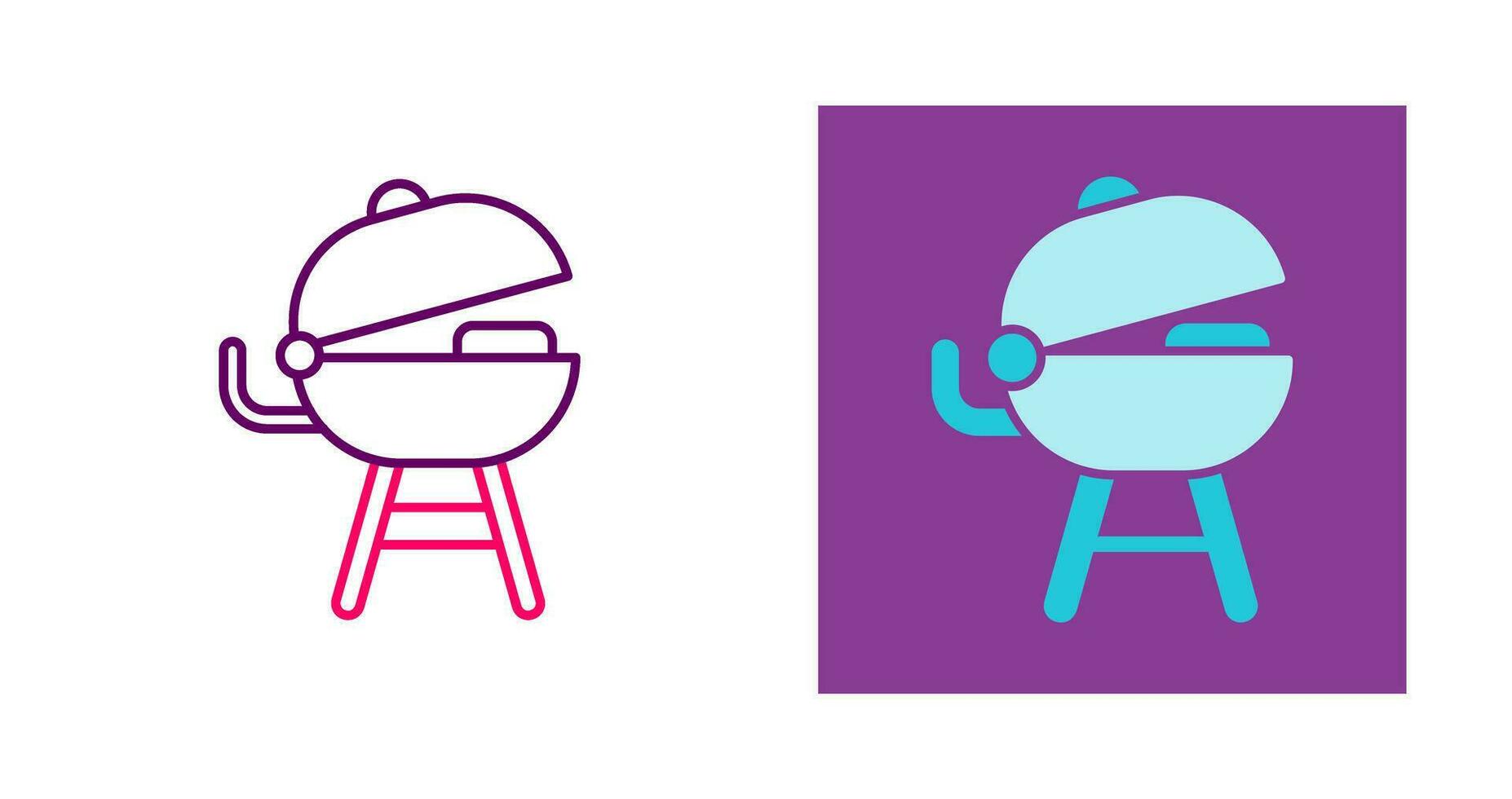 Grilled Vector Icon
