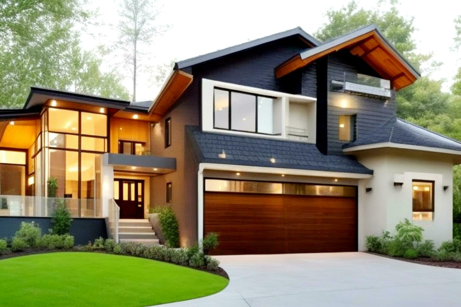 Dream Trending luxury house AI Photo image ai generative