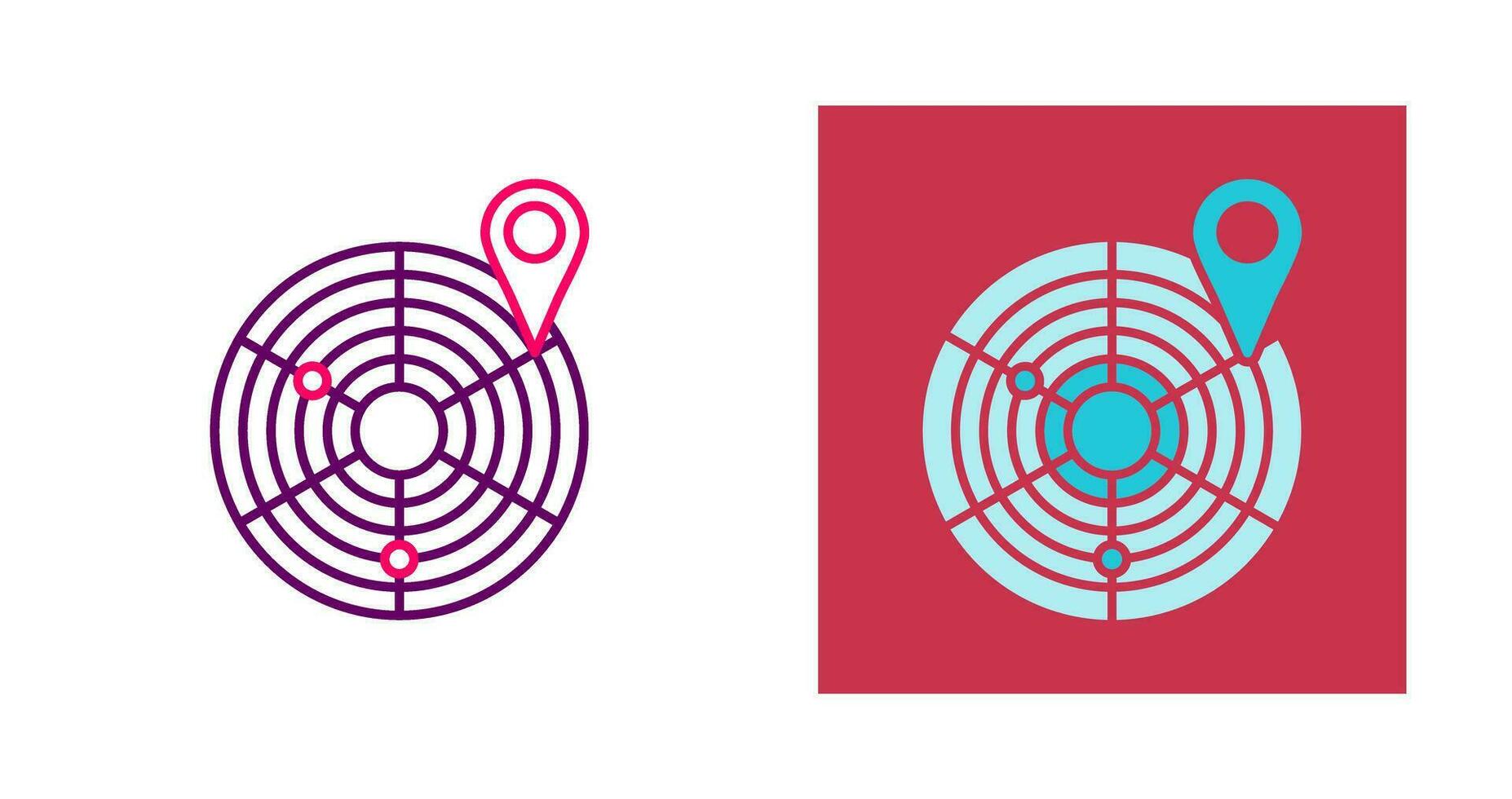 Radar Vector Icon