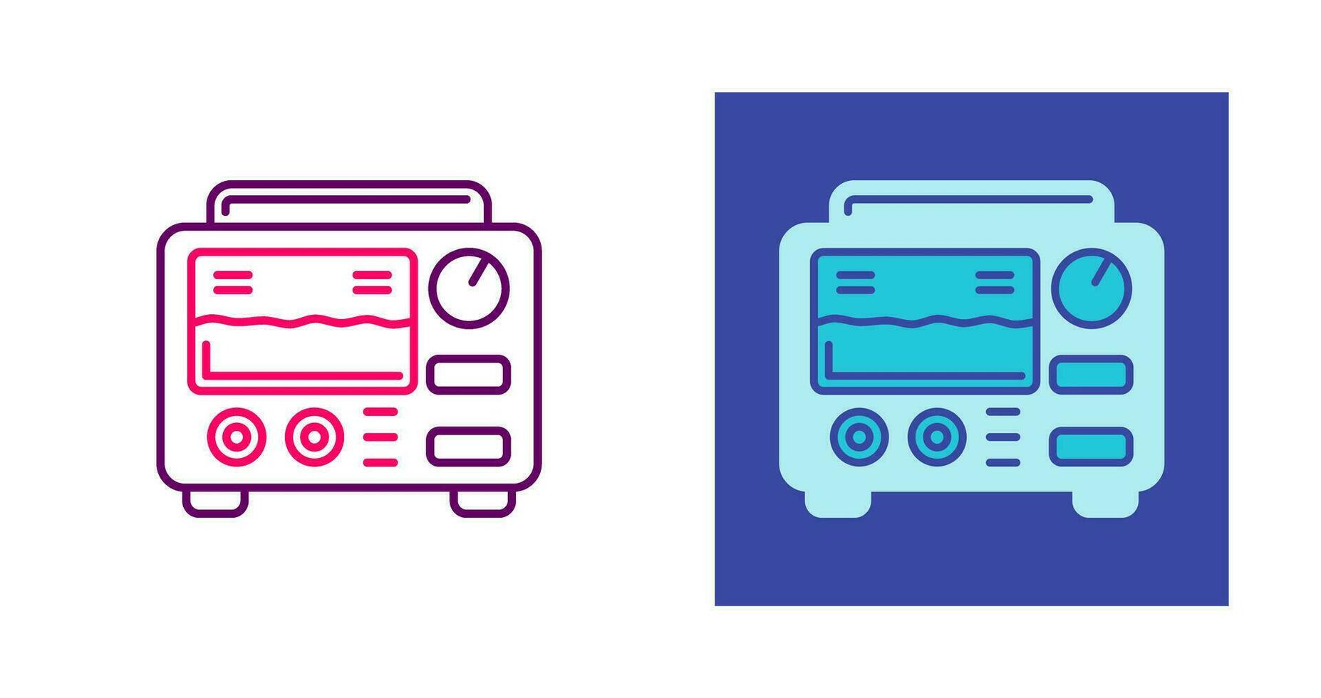 Oscilloscope Vector Icon