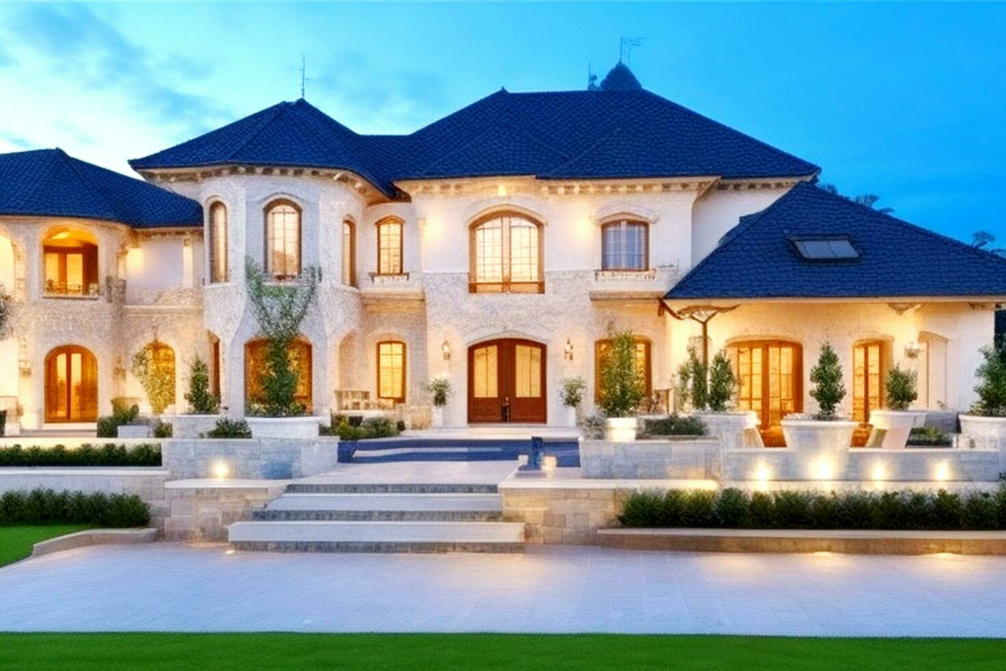 Dream Trending luxury house AI Photo image