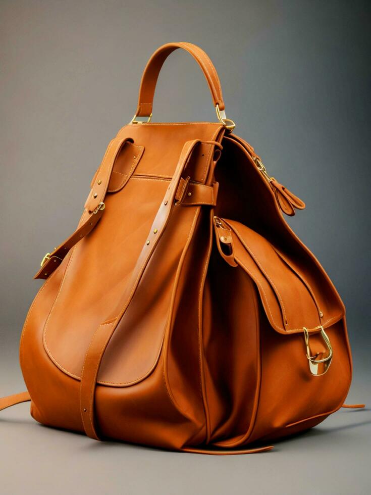 Dream colorful bag background photo ai generative
