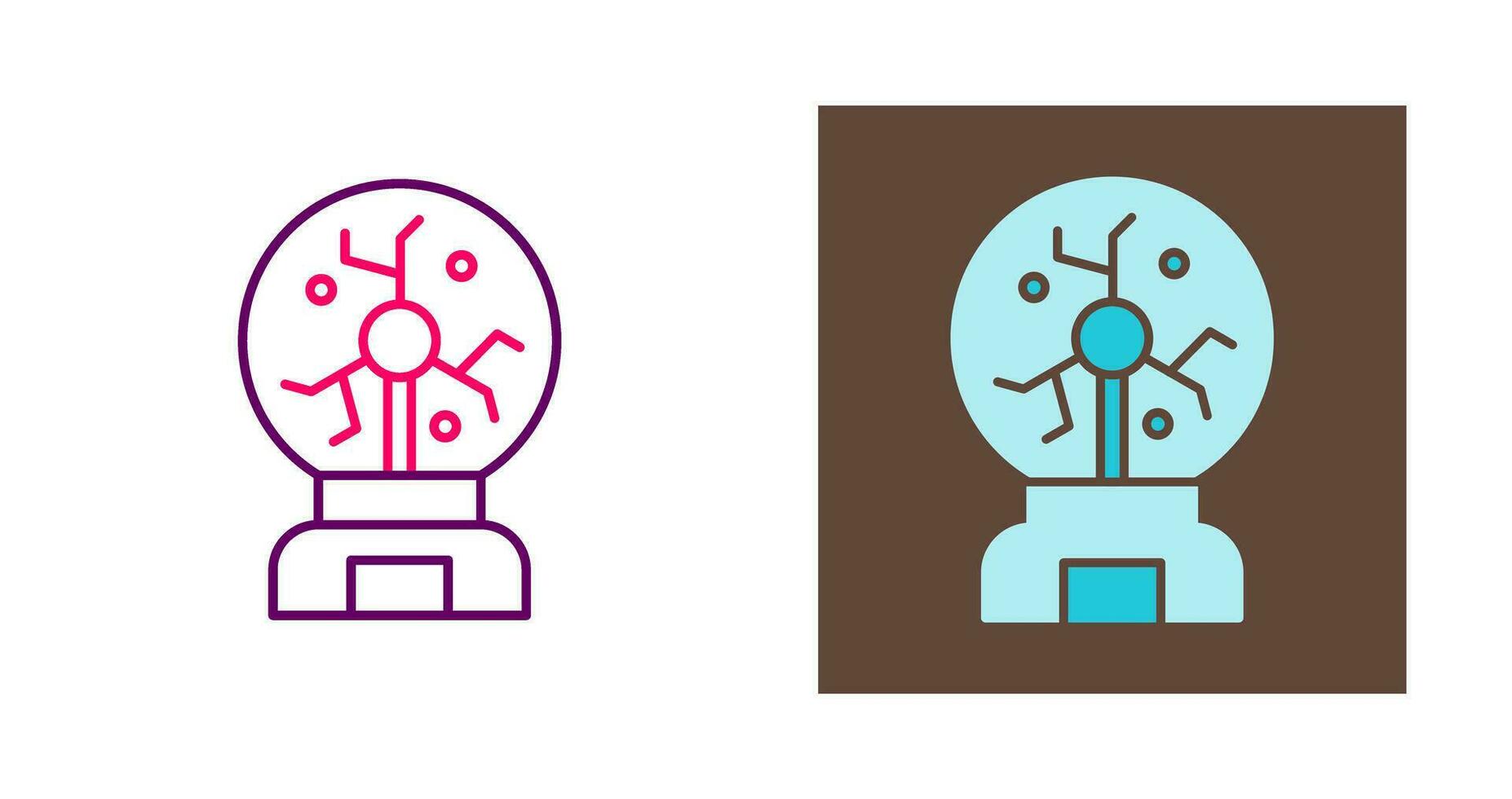 Plasma Ball Vector Icon