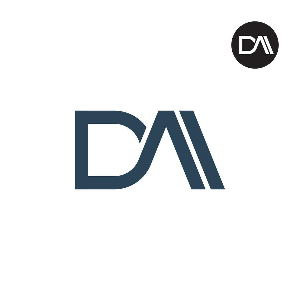 Letter DAI Monogram Logo Design vector