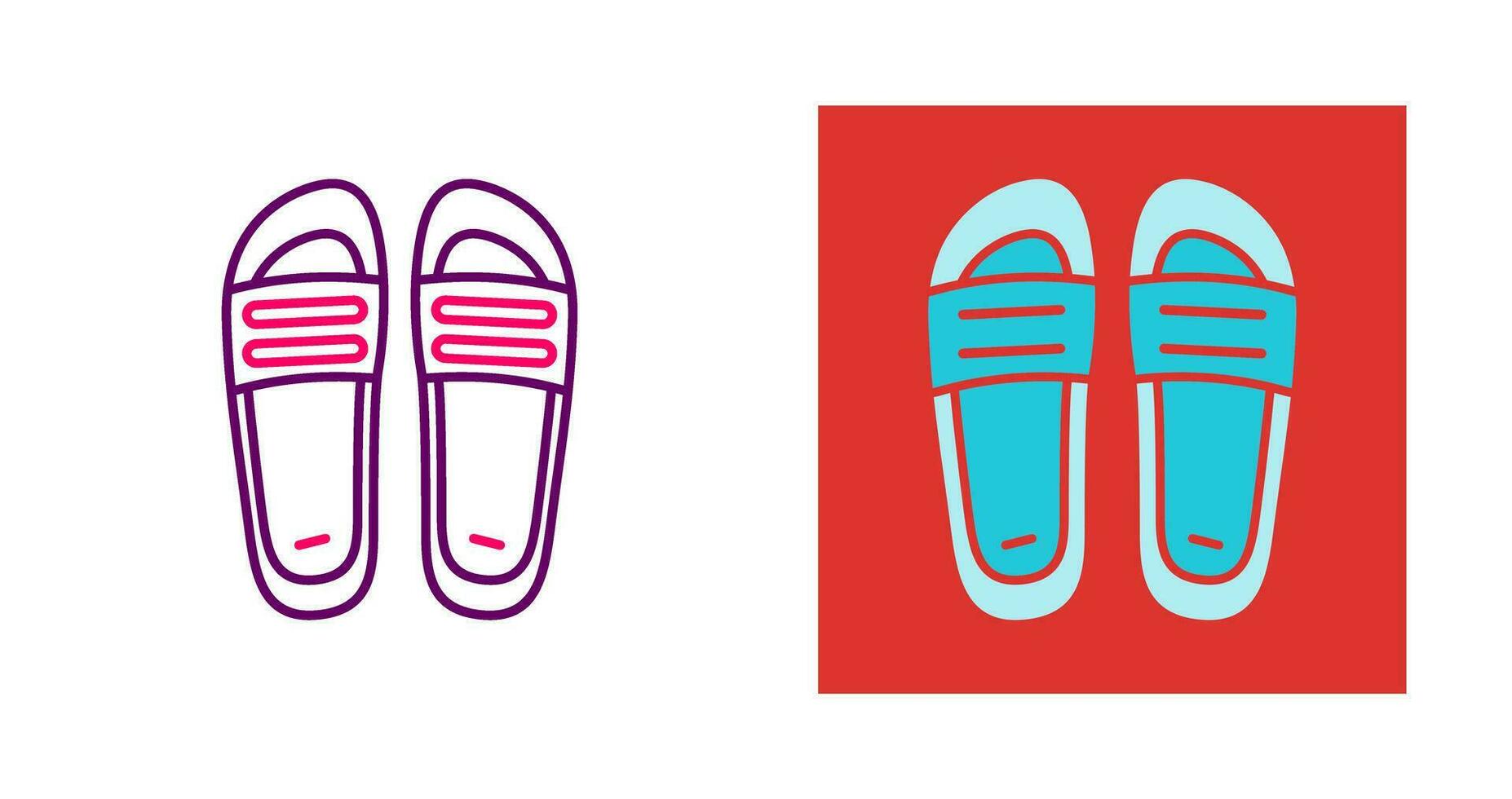 Slippers Vector Icon