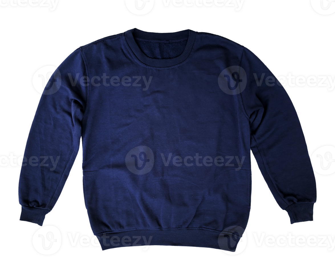 Vorderseite Blau Sweatshirt Attrappe, Lehrmodell, Simulation isoliert png