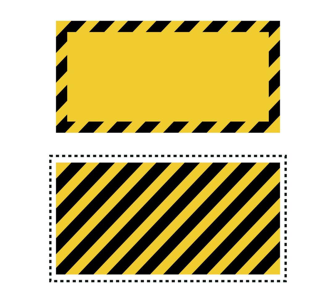 Warning sign, blank warning sign symbol, caution sign with to be careful sign vector illustration.