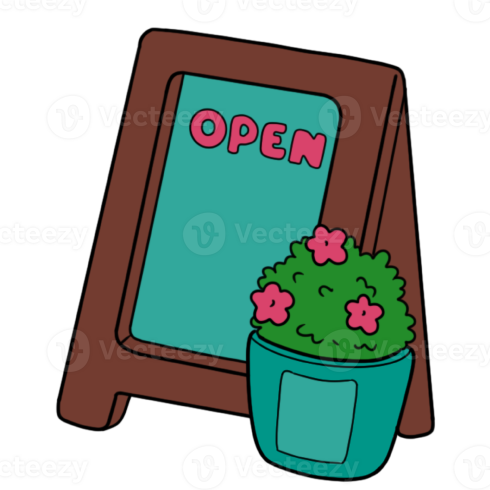 illustration of a wooden sign png