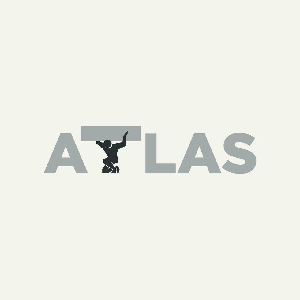 Vector atlas text symbol design