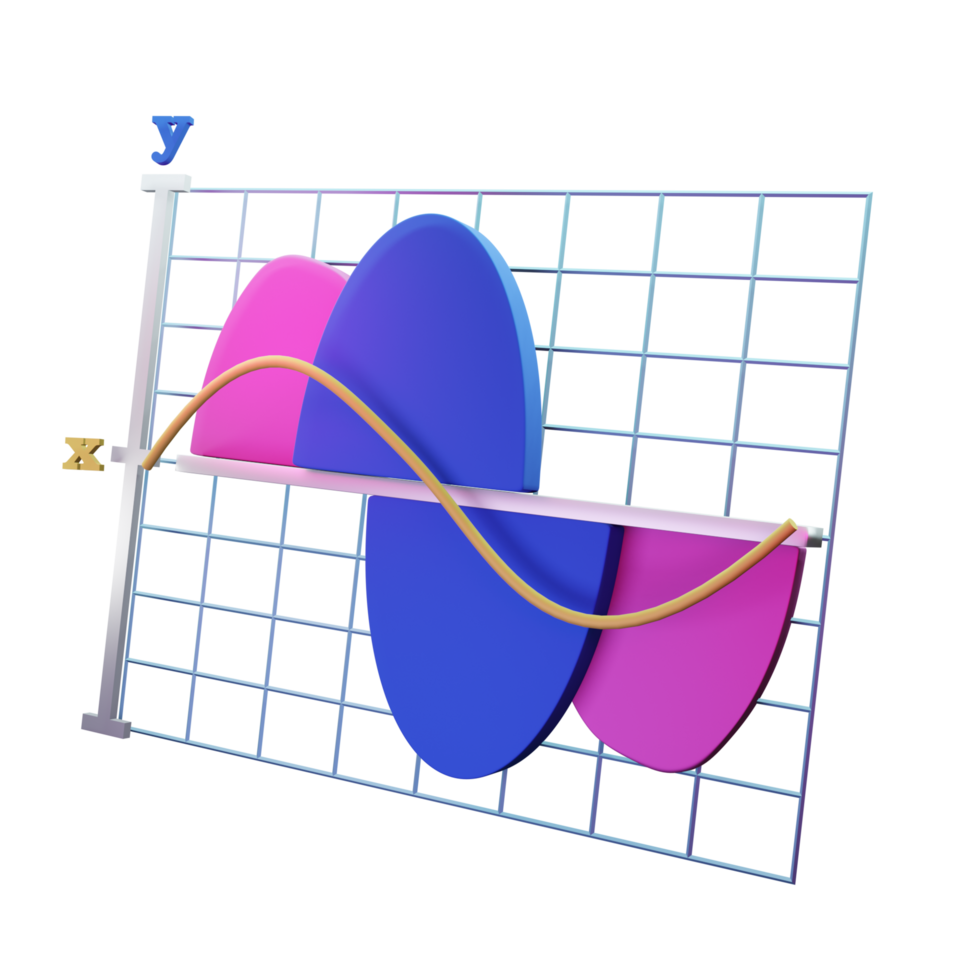 graphique 3d icône pour affaires png