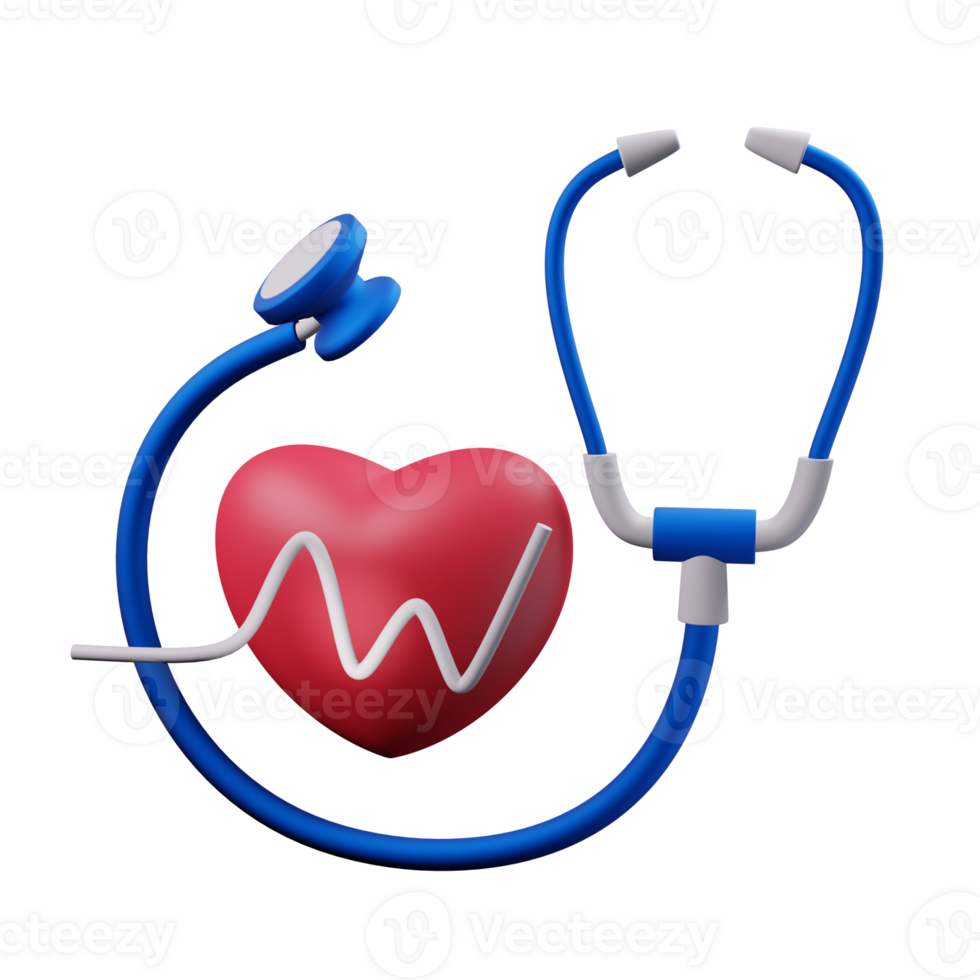 Statoskop medizinisch 3d Symbol png