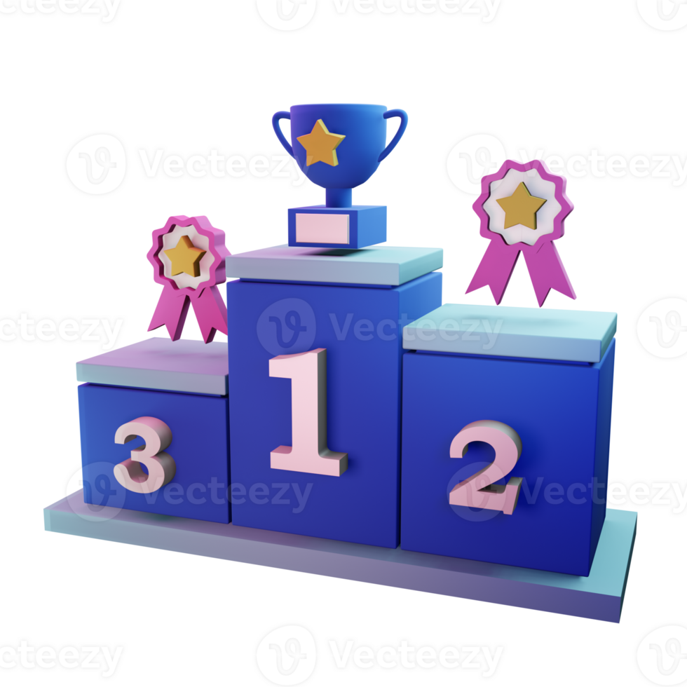 ranking 3d icoon voor bedrijf png