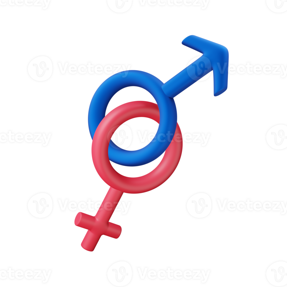 Gender Medical 3D Icon png