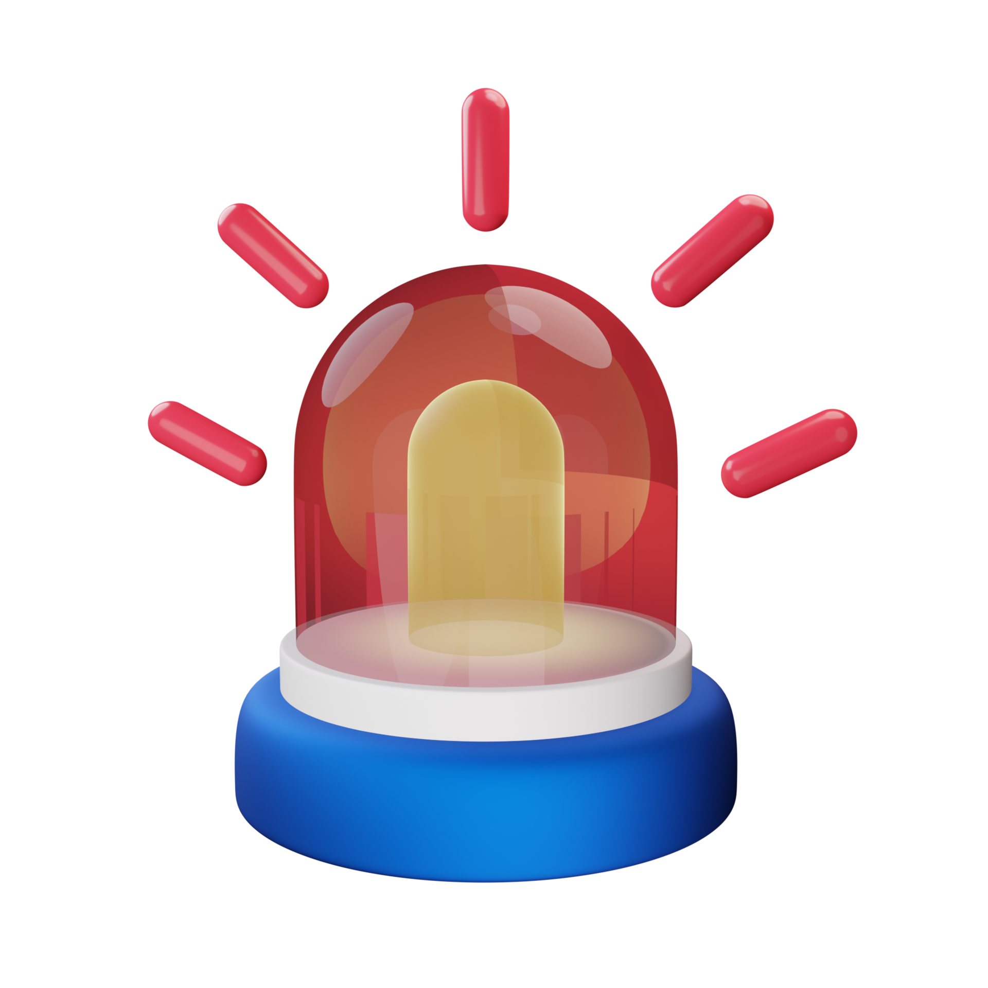 Flashing Light Medical 3D Icon 28860802 PNG