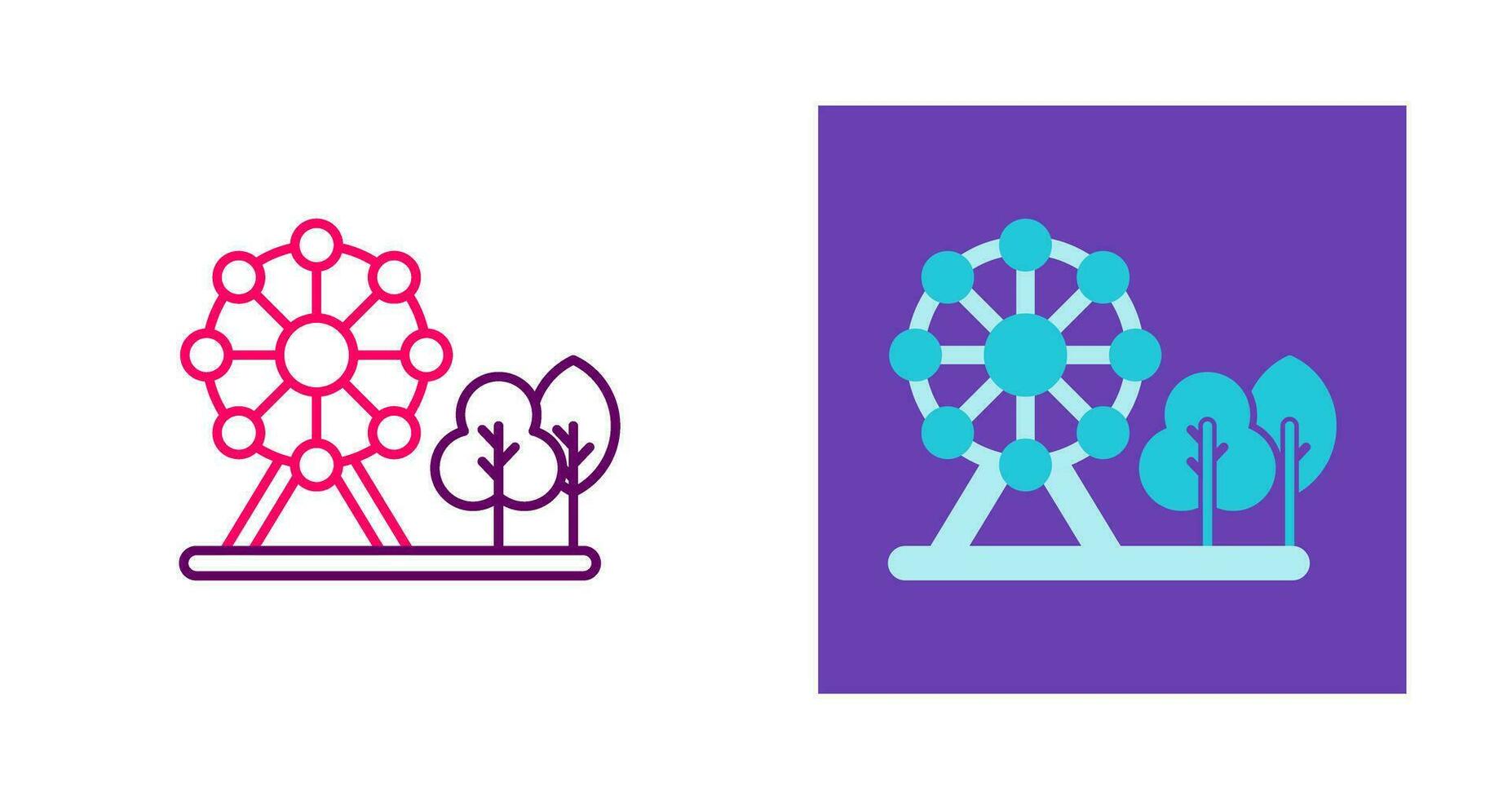 Park Vector Icon