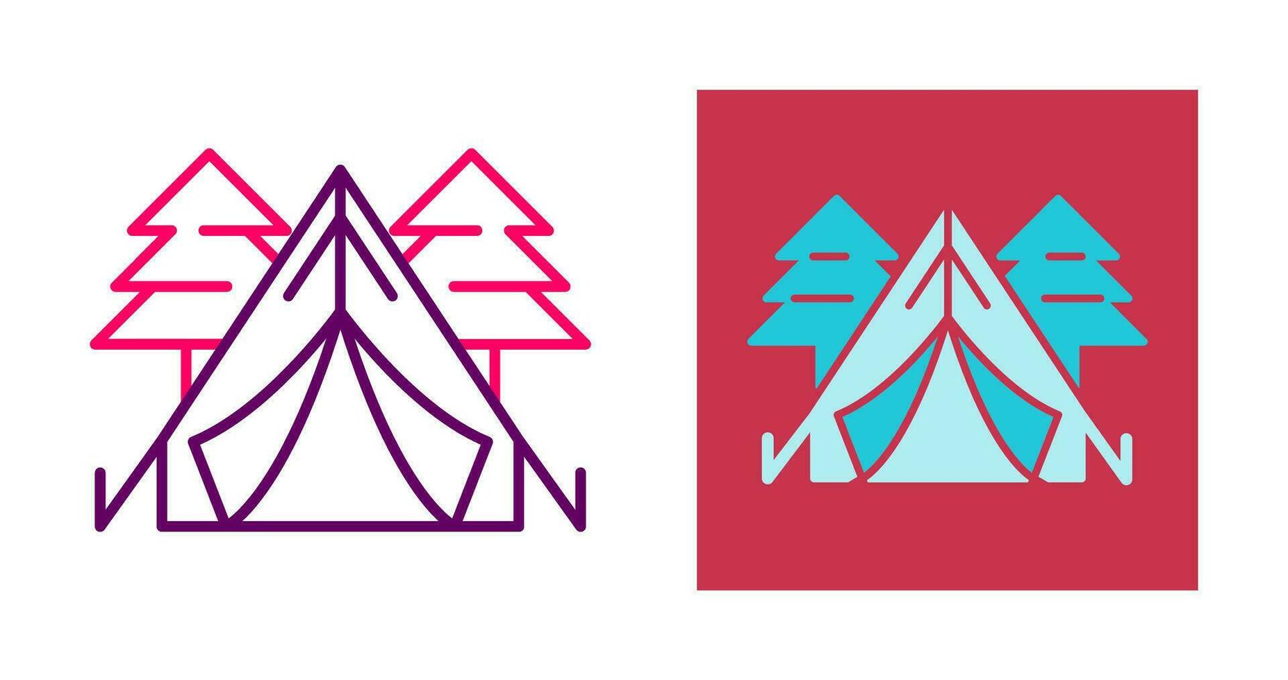 Tent Vector Icon