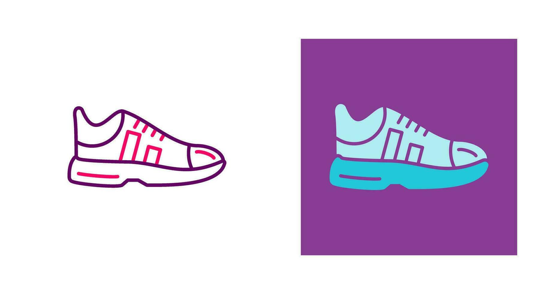 icono de vector de zapatillas