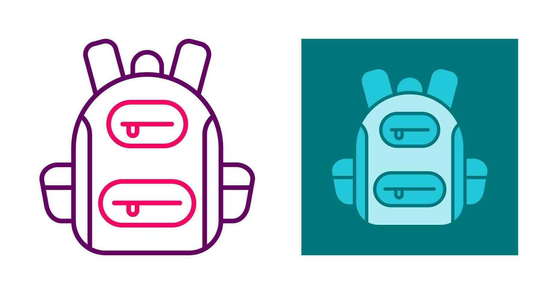 Backpack Vector Icon