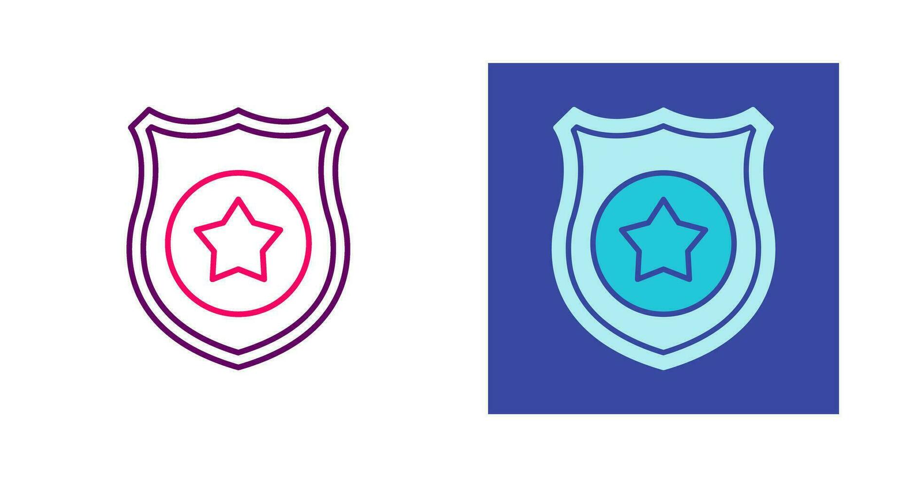 Police Shield Vector Icon