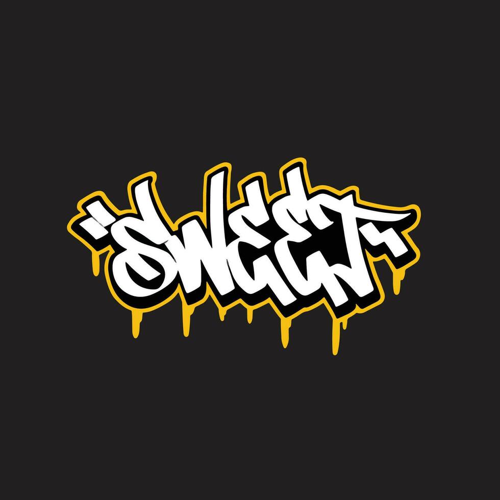 graffiti vector tagging letter word text street art mural hand draw