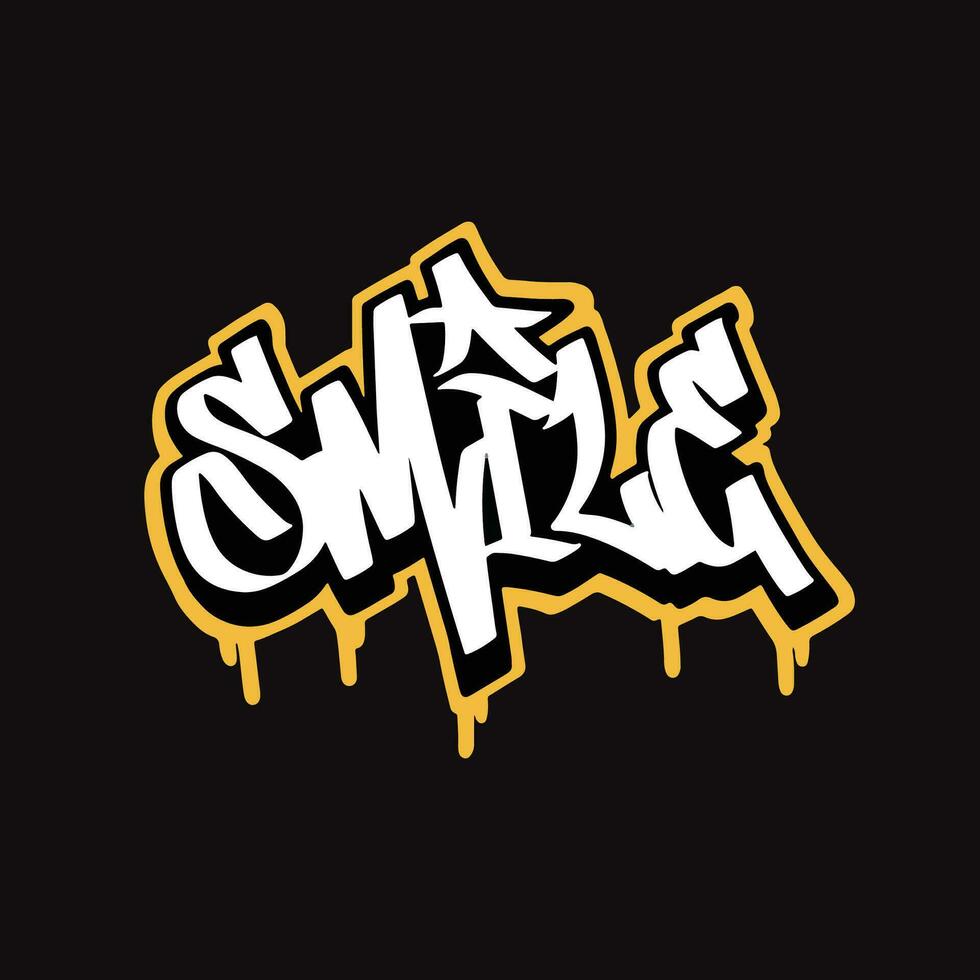 graffiti vector tagging letter word text street art mural hand draw