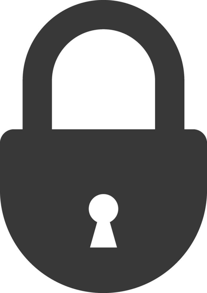 close padlock icon. locked lock . Security symbol for your web site design, logo, app. safety protection vector