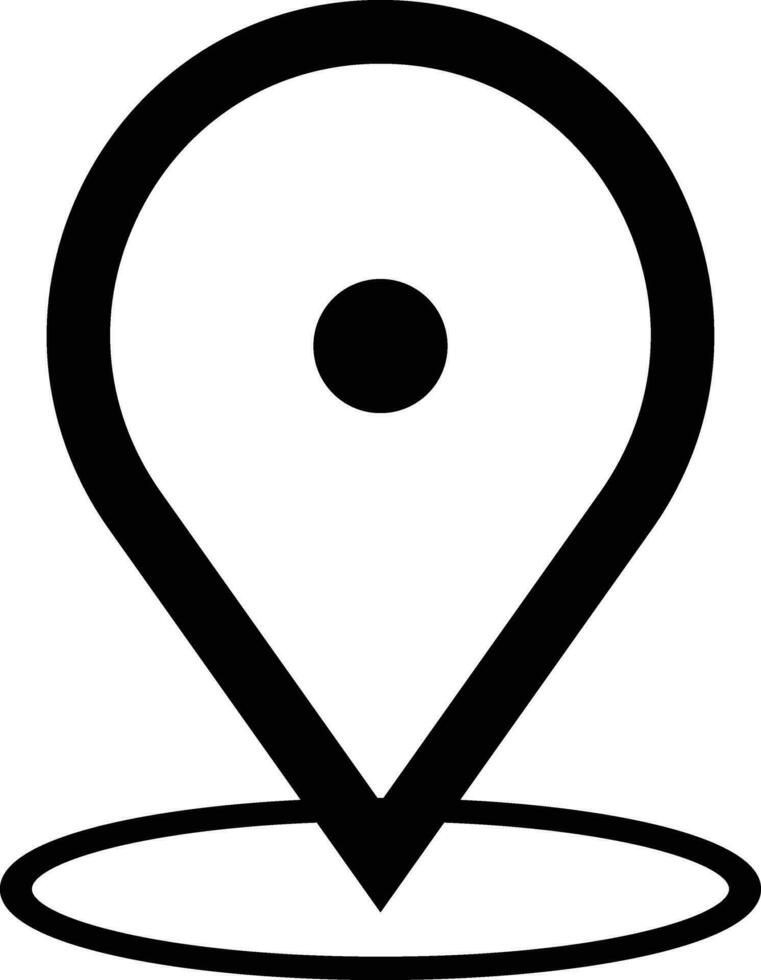 Location icon. Map pin sign. location pin place marker. Map marker pointer icon. Location indicator GPS location symbol. Vector icon