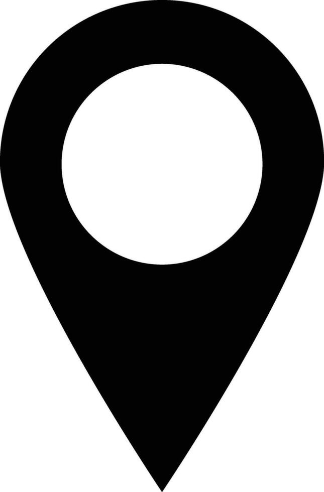 Location icon. Map pin sign. location pin place marker. Map marker pointer icon. Location indicator GPS location symbol. Vector icon