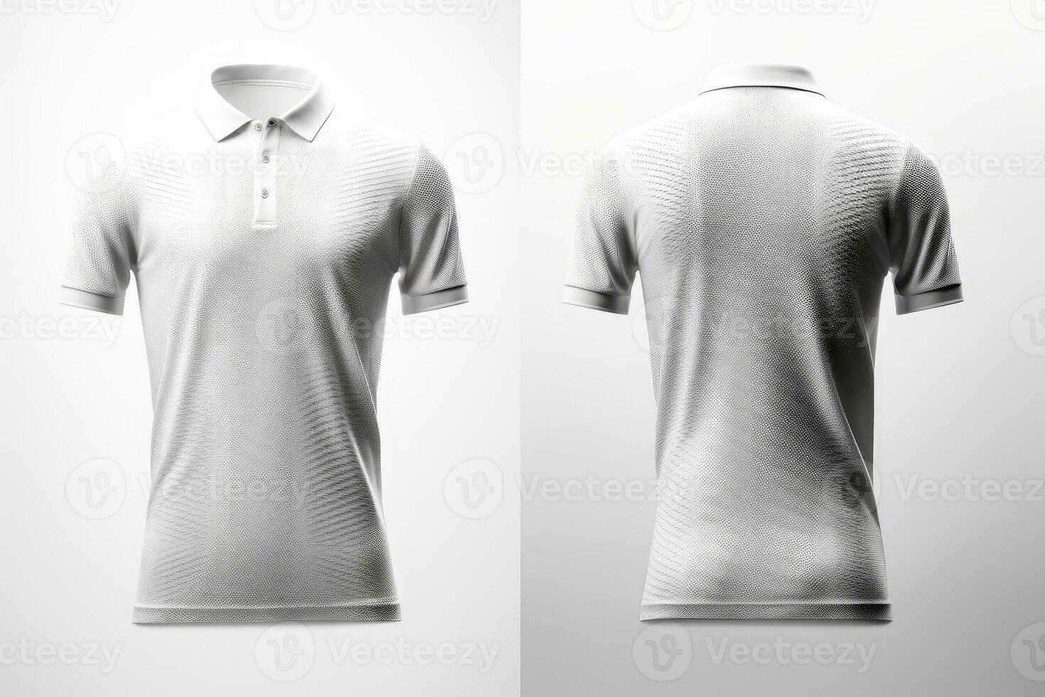 Mockup sports football team uniforms white shirt, Generative AI illustration photo