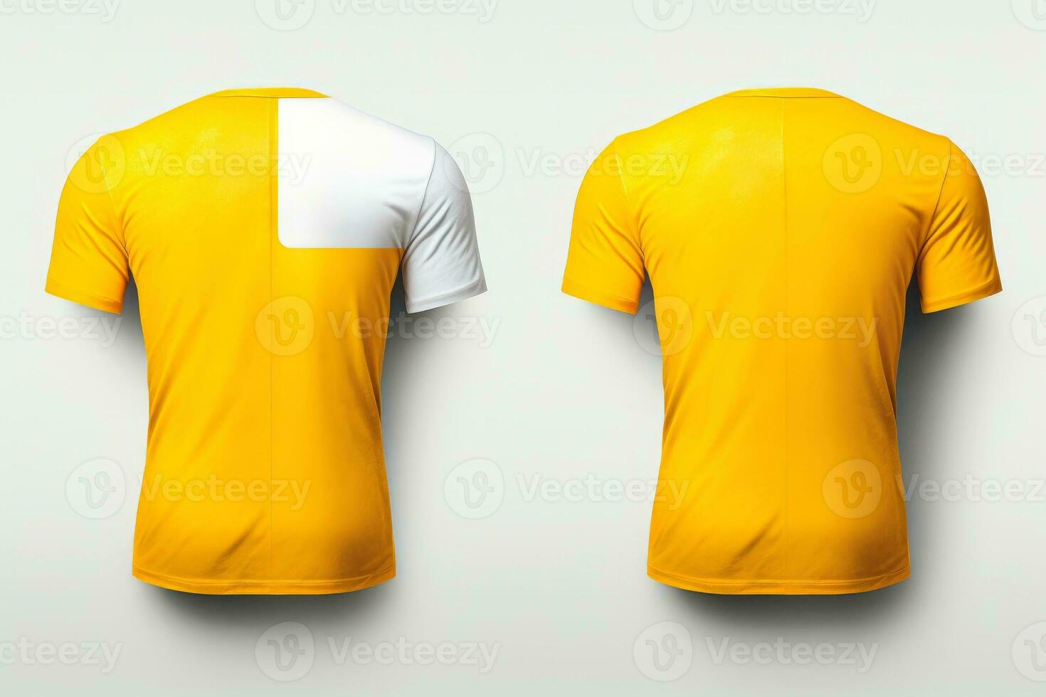 Mockup sports football team uniforms multicolors shirt, Generative AI illustration photo