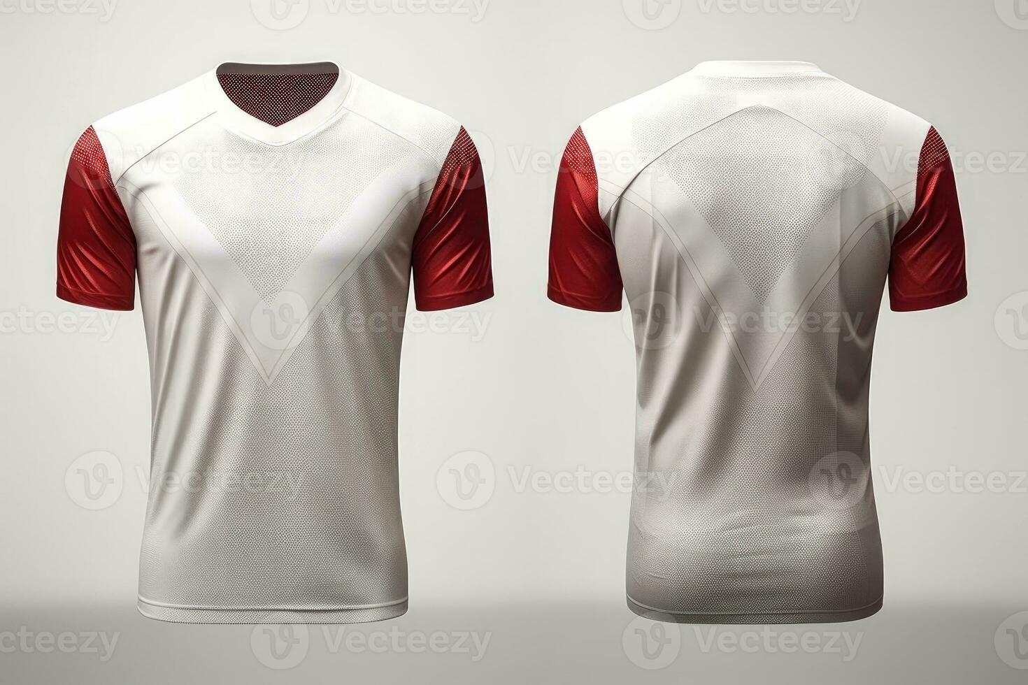 Mockup sports football team uniforms multicolors shirt, Generative AI illustration photo