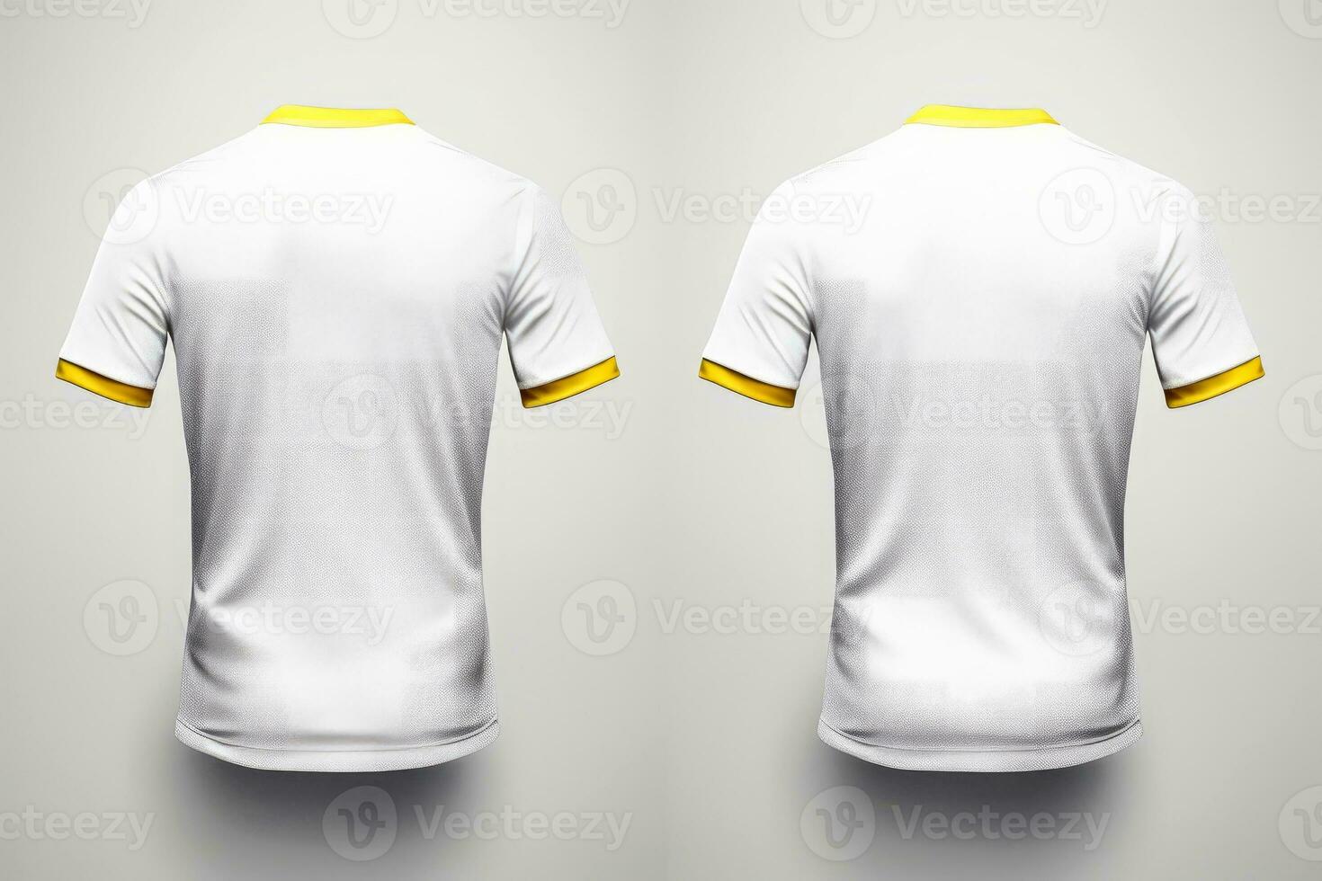 Mockup sports football team uniforms multicolors shirt, Generative AI illustration photo