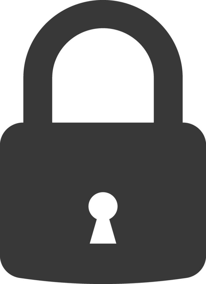 close padlock icon. locked lock . Security symbol for your web site design, logo, app. safety protection vector