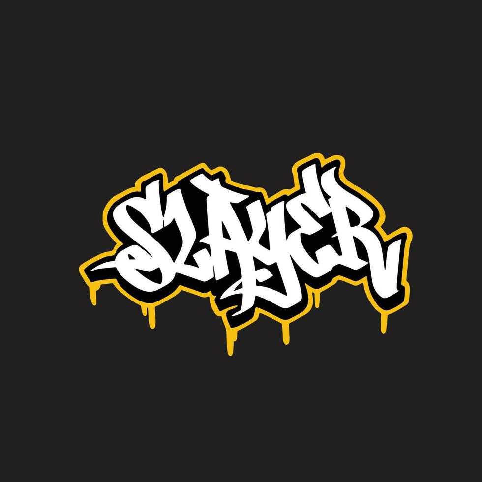 graffiti vector tagging letter word text street art mural hand draw