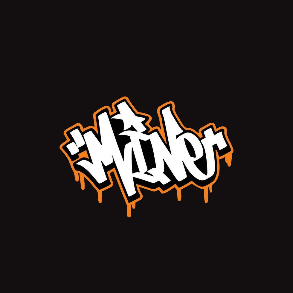 graffiti vector tagging letter word text street art mural hand draw