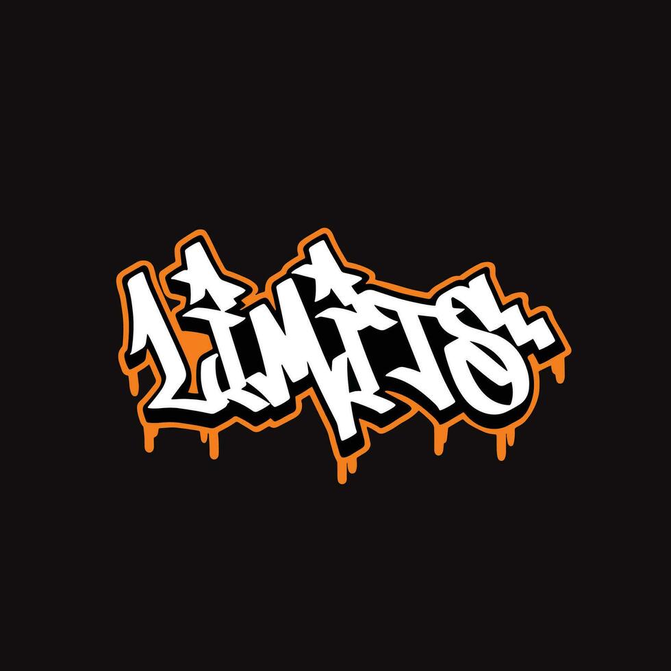 graffiti vector tagging letter word text street art mural hand draw