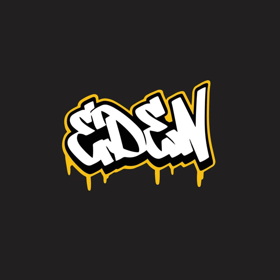 graffiti vector tagging letter word text street art mural hand draw